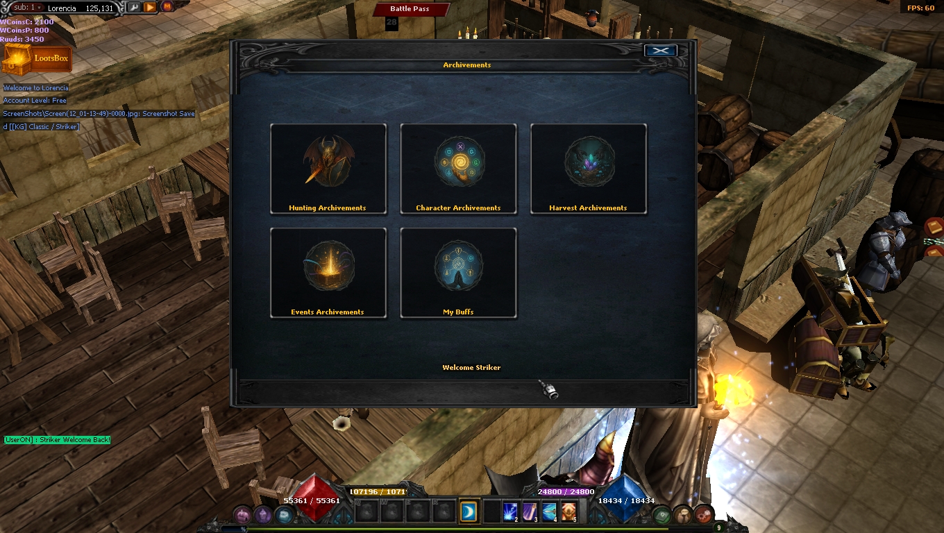 Archievements System